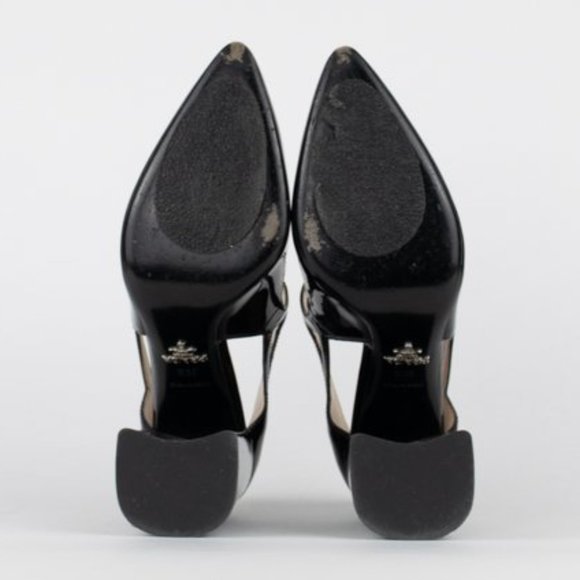 SOLD Prada Patent Dual Buckle Mary Jane Pumps - Picture 5 of 10